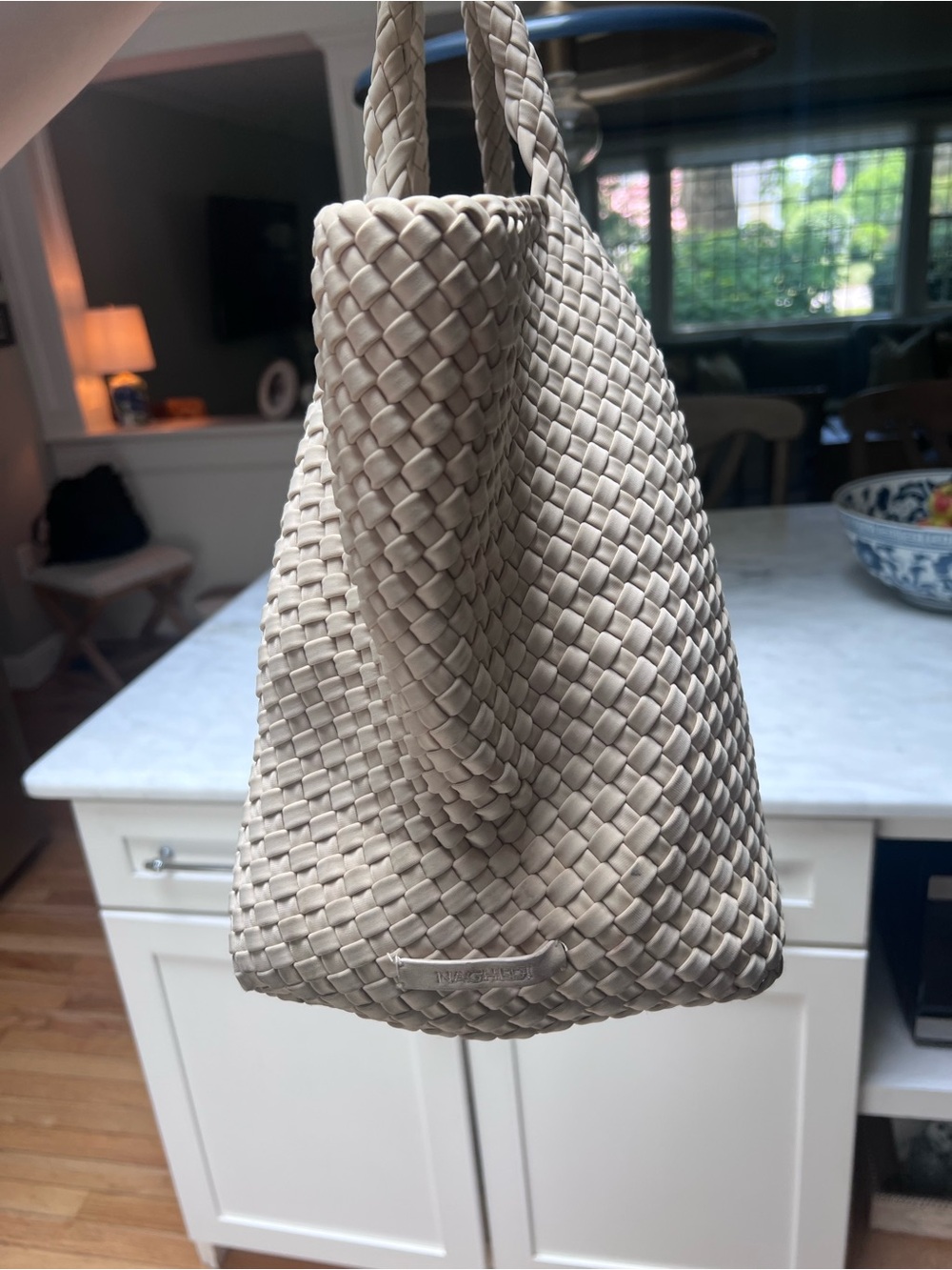Naghedi Ecru St Barths Large Tote - Picture 2 of 10